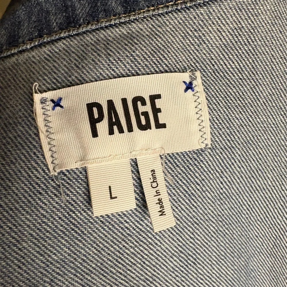 PAIGE Blue Denim Jacket for Women - Picture 3 of 5